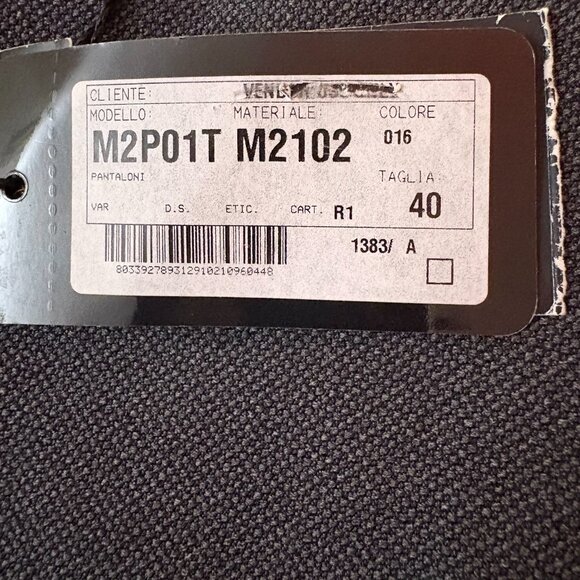 NWT Emporio Armani tweed Wool Blend  skinny trousers - Picture 10 of 10